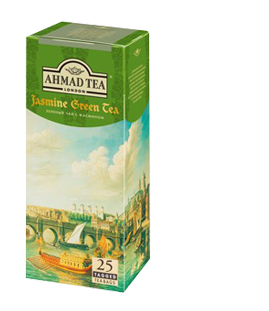 Чай Ахмад Зеленый с жасмином (25 пакетиков х 2 гр.)