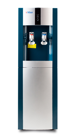 Кулер напольный SMIXX 16L-B/E (c холодильником) голубой с серебром компрессорный