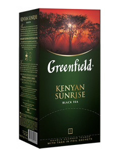 Чай Greenfield Kenyan Sunrise (100х2гр.) черный кенийский