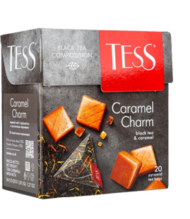 Чай TESS Caramel Charm в пирамидках
